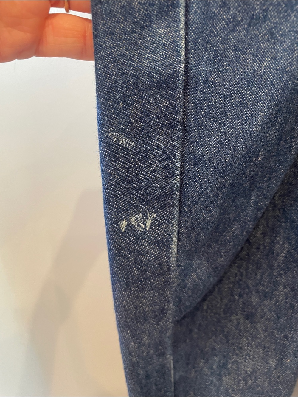 Phat Farm Dark Blue Denim Jacket with Red Stitching extra large fit - Picture 5 of 6